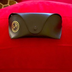 Ray-Ban soft glasses case with cleaning cloth